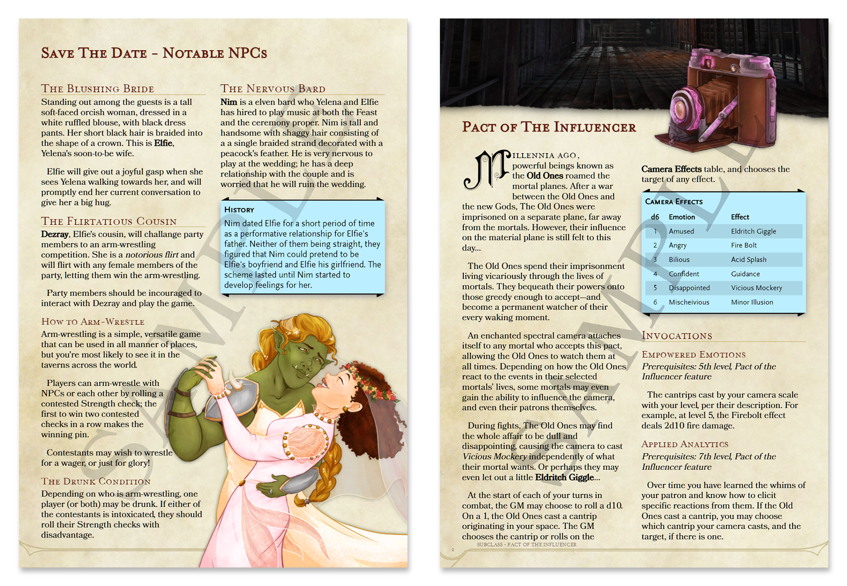Abbigayle Bircham - D&D: NPC Character Portraits